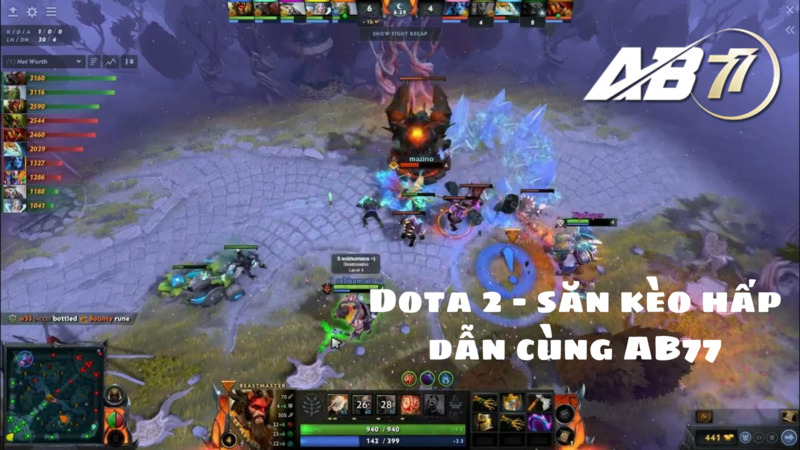 Vào xem Dota 2, e-sport AB77